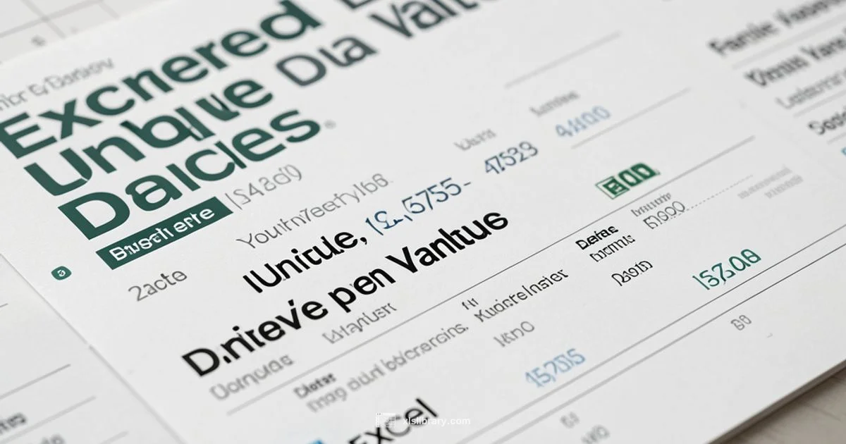 Unique in Excel - XLS Library