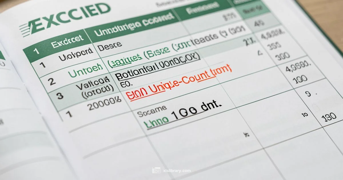 Count Unique in Excel - XLS Library
