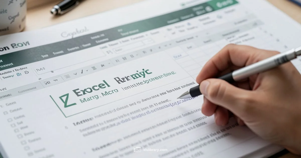 Automate with Excel Macros - XLS Library