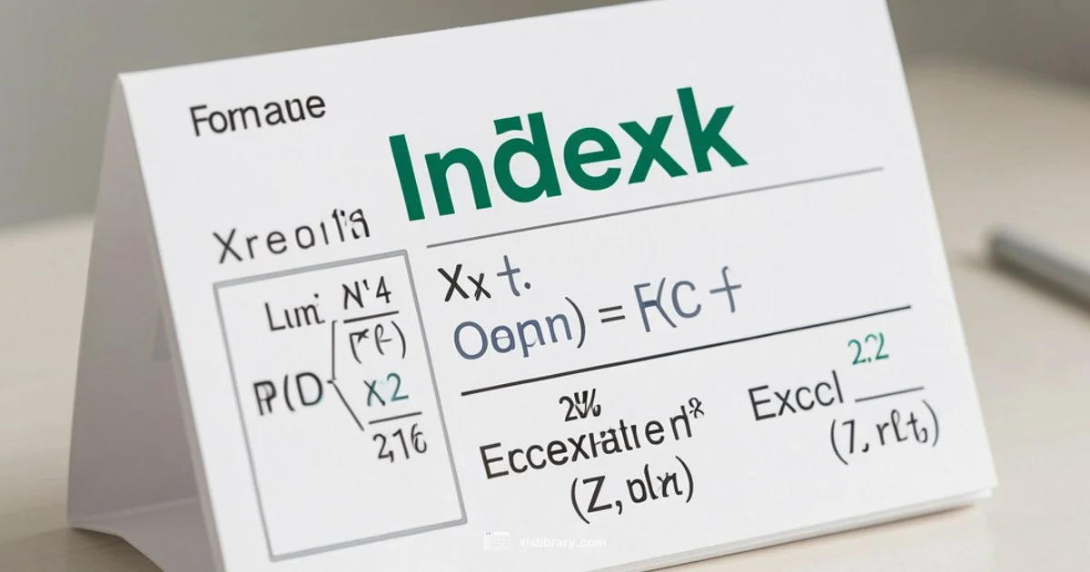 Index Match Tutorial - XLS Library