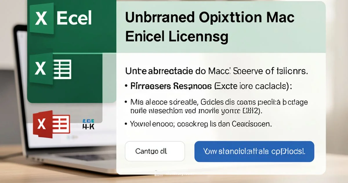 Excel on Mac Licensing - XLS Library