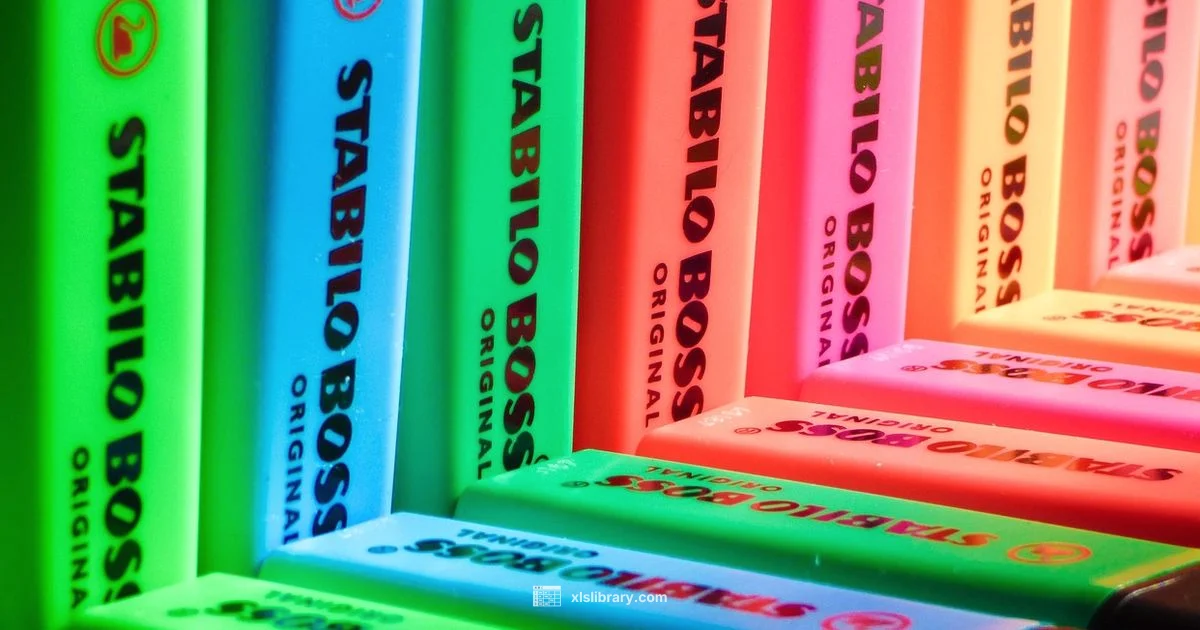 Color Count in Excel - XLS Library