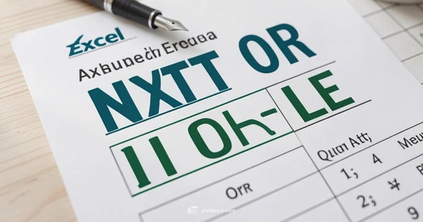 NOT OR in Excel - XLS Library