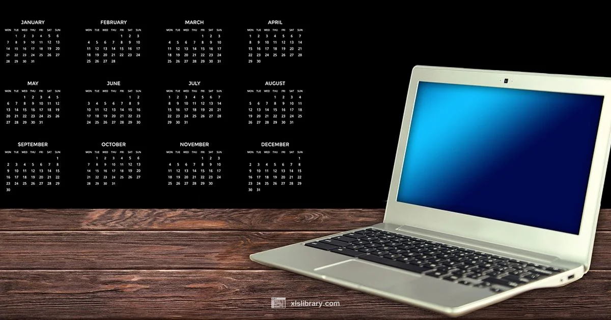 Excel Calendar Template - XLS Library