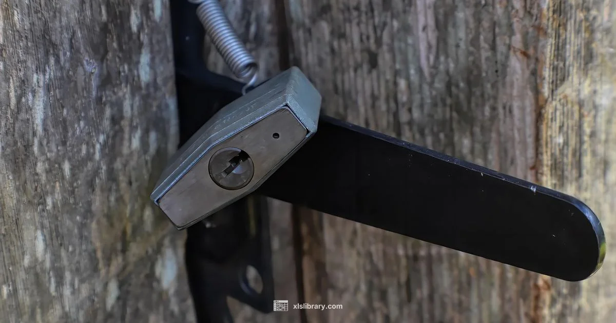 Lock Cells in Excel - XLS Library