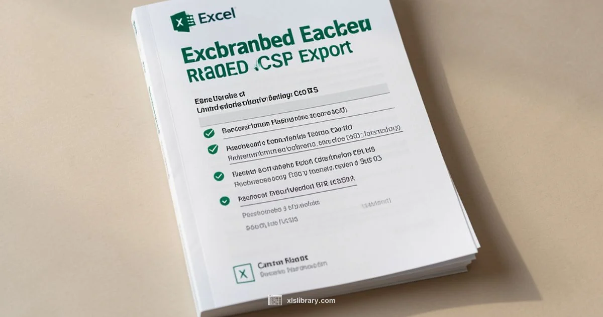 CSV Export Essentials - XLS Library