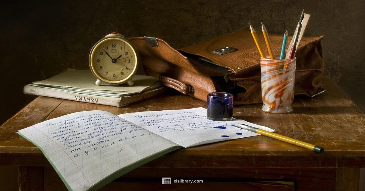 Excel Study Plan Excel Study Plan - XLS Library