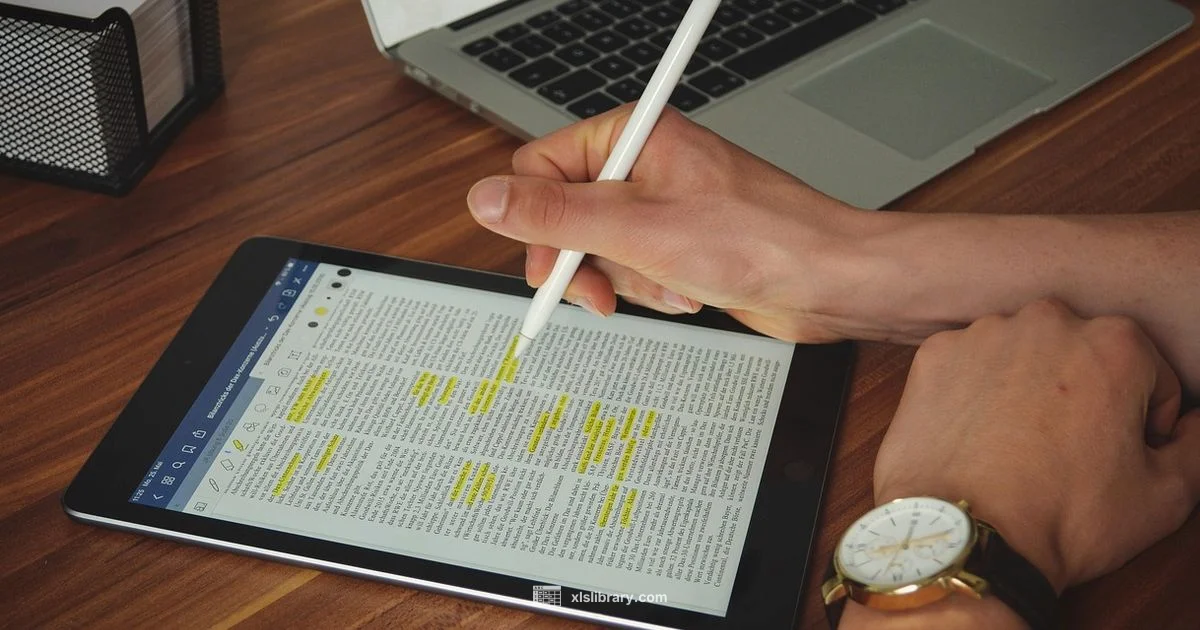 Excel on iPad Guide - XLS Library