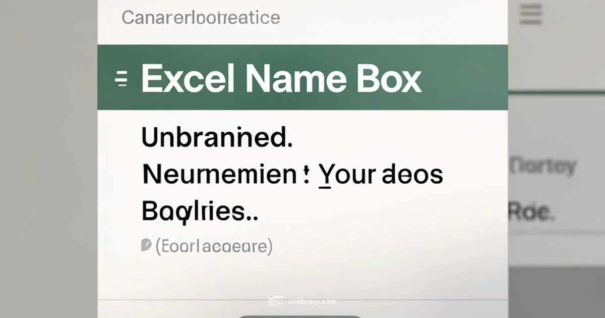 Name Box Guide Name Box Guide - XLS Library