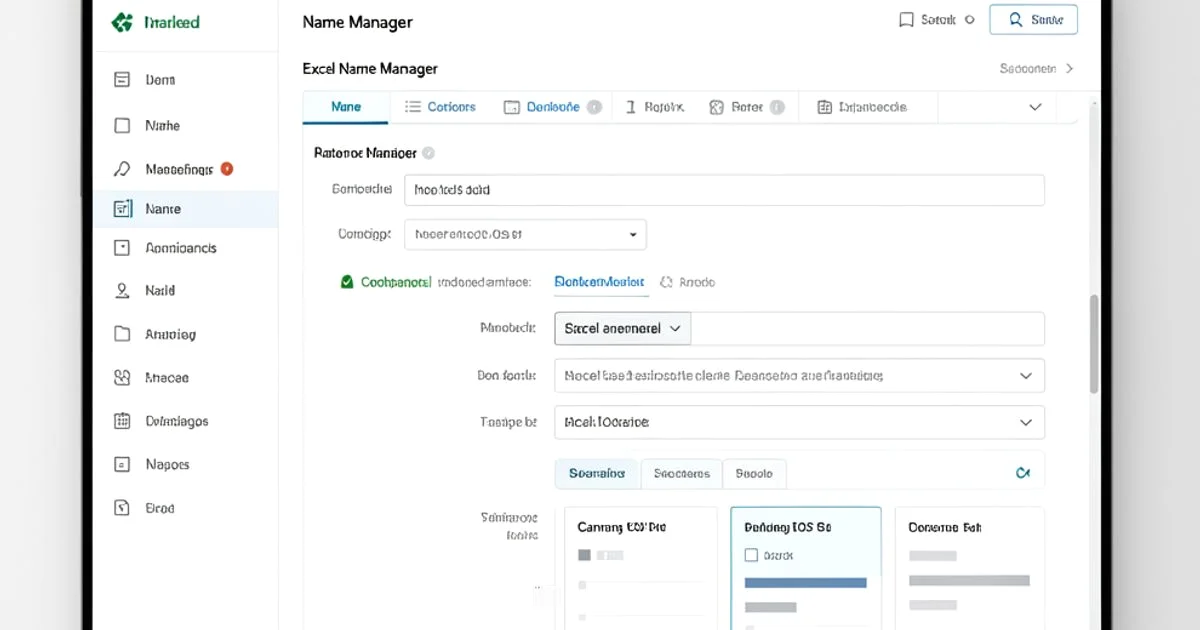 Name Manager in Excel Name Manager in Excel - XLS Library