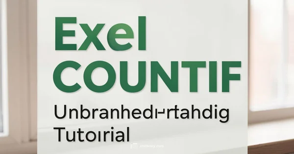COUNTIF Tutorial - XLS Library