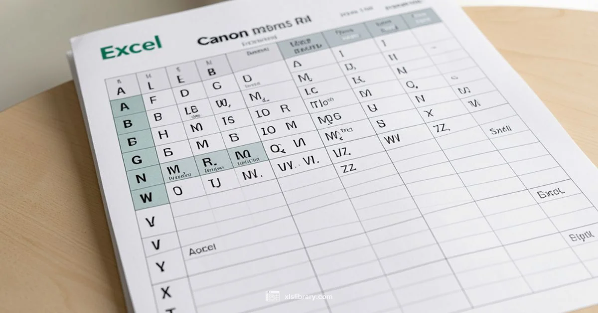 Column Numbers - XLS Library