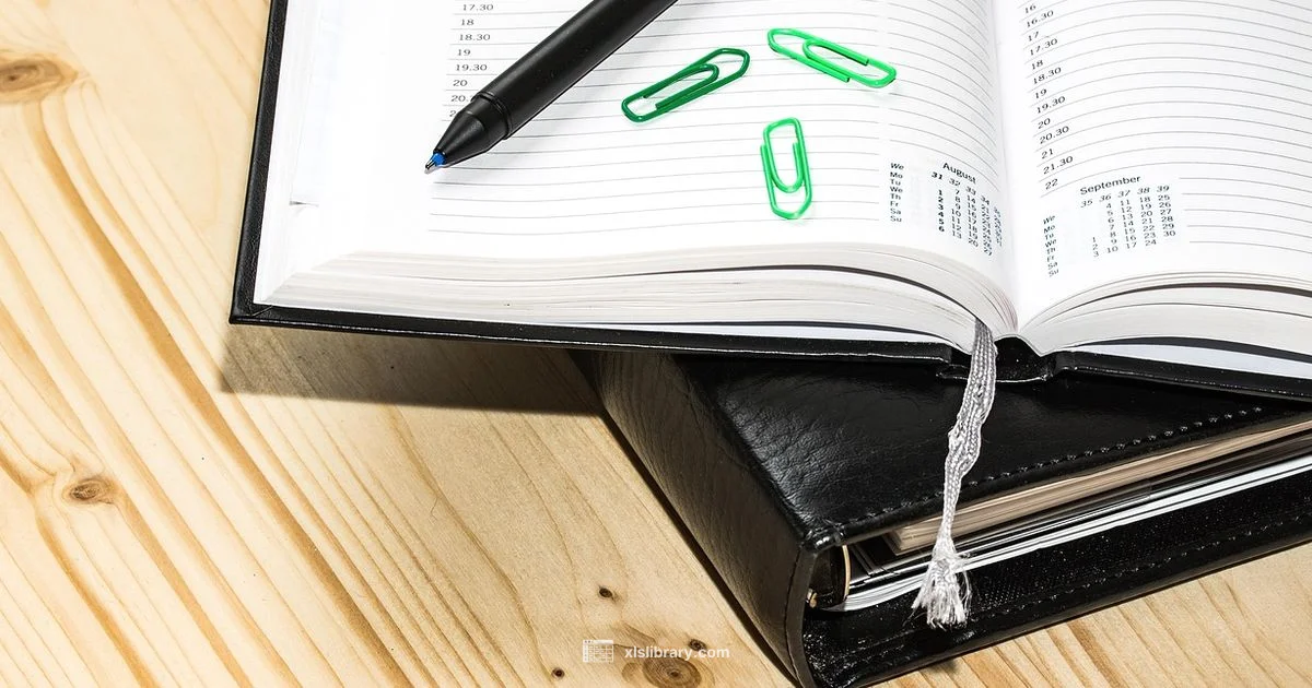 Excel Scheduling - XLS Library