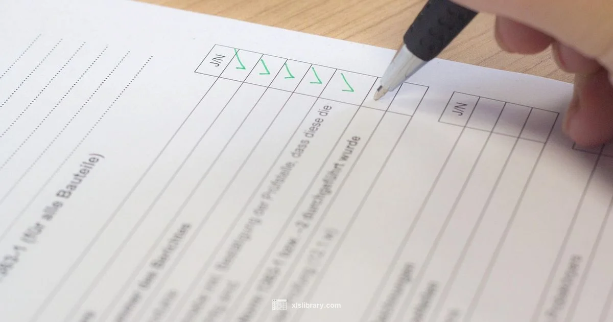 Excel Tick Marks - XLS Library