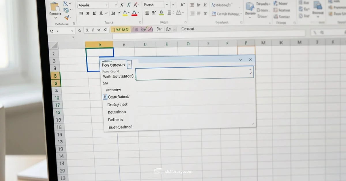Excel Dropdowns Excel Dropdowns - XLS Library