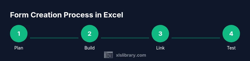 Tailwind infographic showing 4 steps: Plan, Build, Link, Test