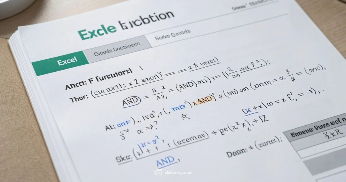 Excel AND Function Excel AND Function - XLS Library