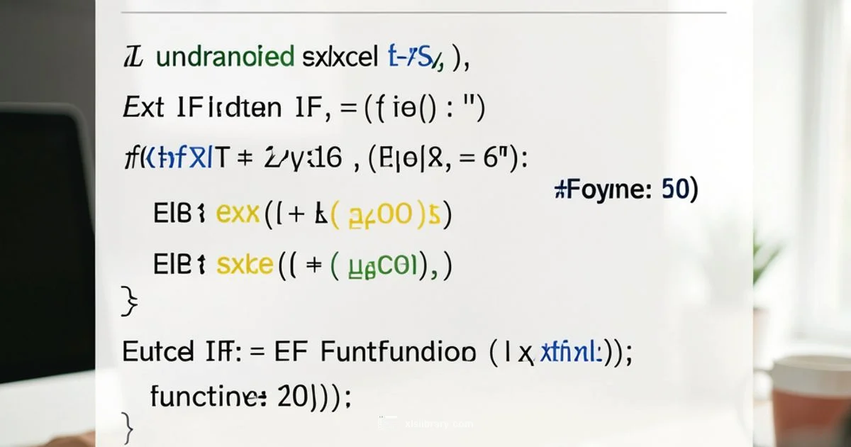 IF Function in Excel - XLS Library